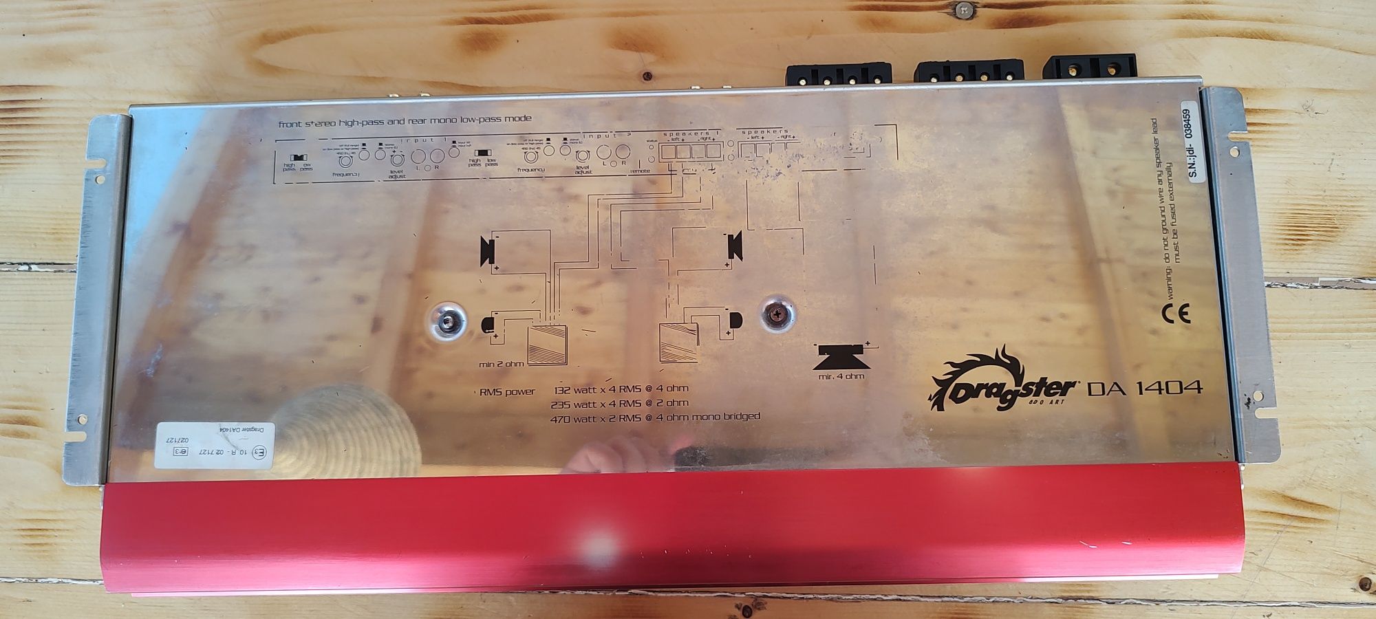 Amplificator auto Dragster (470x2 W RMS)