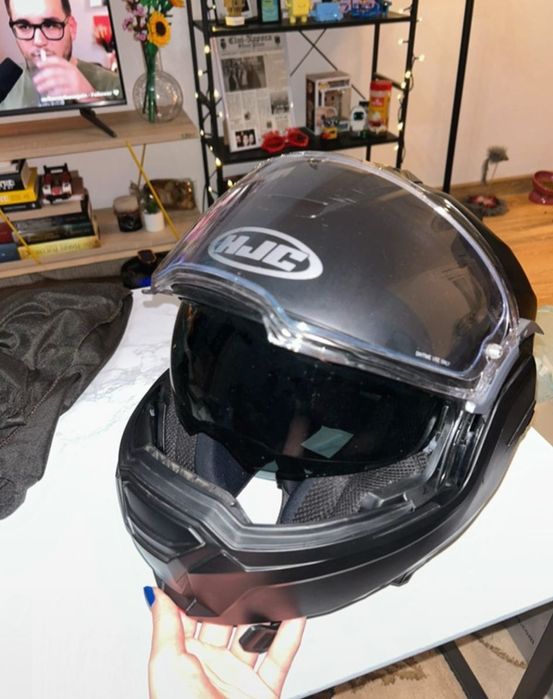 Vând casca moto HJC i100 flip-back