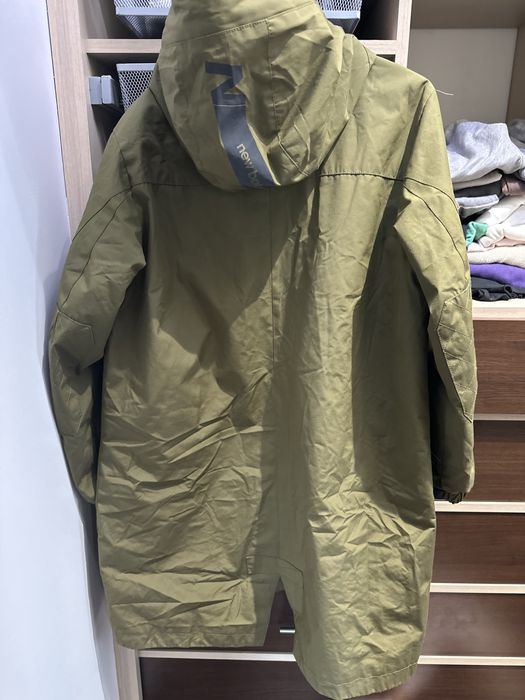 Geaca lunga verde kaki barbati XL new balance