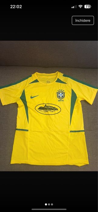Tricou fotbal brazilia corteiz anii 2000 retro