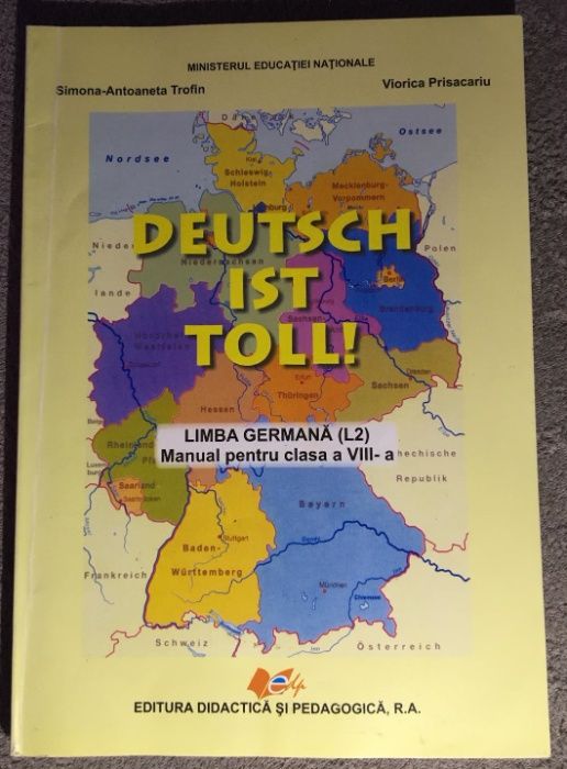 Limba germana L2 -  manual pentru clasa a VIII-a - de Simona Trofin