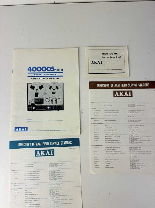 Magnetofon Akai - 4000DS Mk2 cu cutie originală