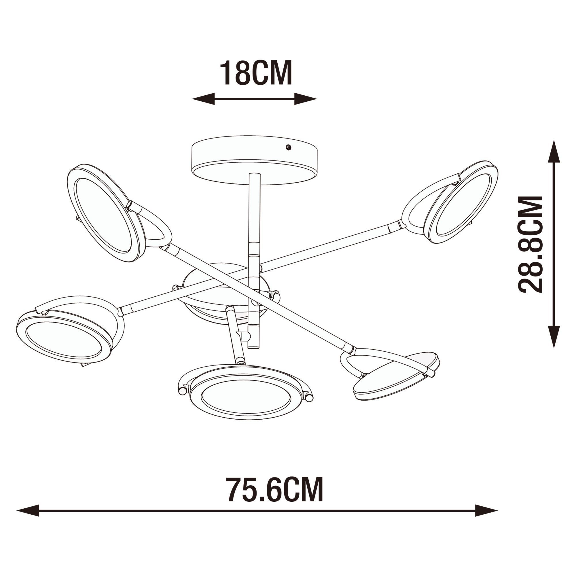 Plafoniera LED Inspire Diuna, 4224lumeni, neagra, cu telecomanda

Aces