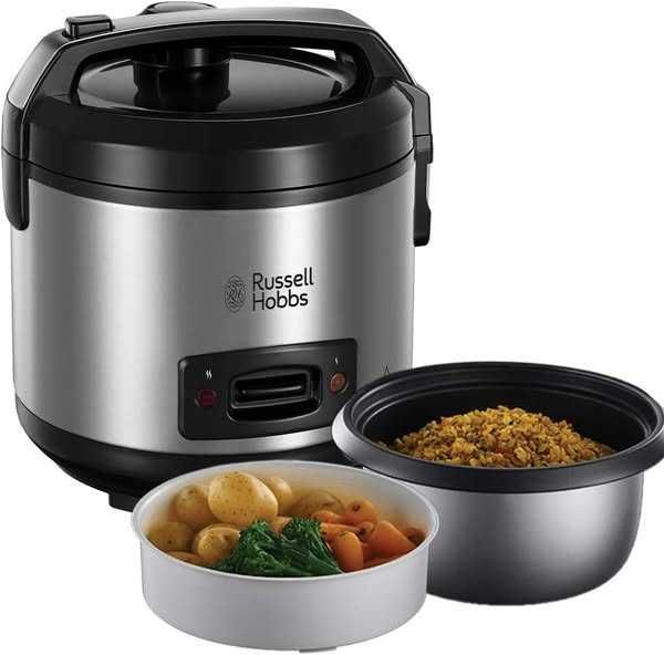 Aparat de orez Russell Hobbs din oțel inoxidabil