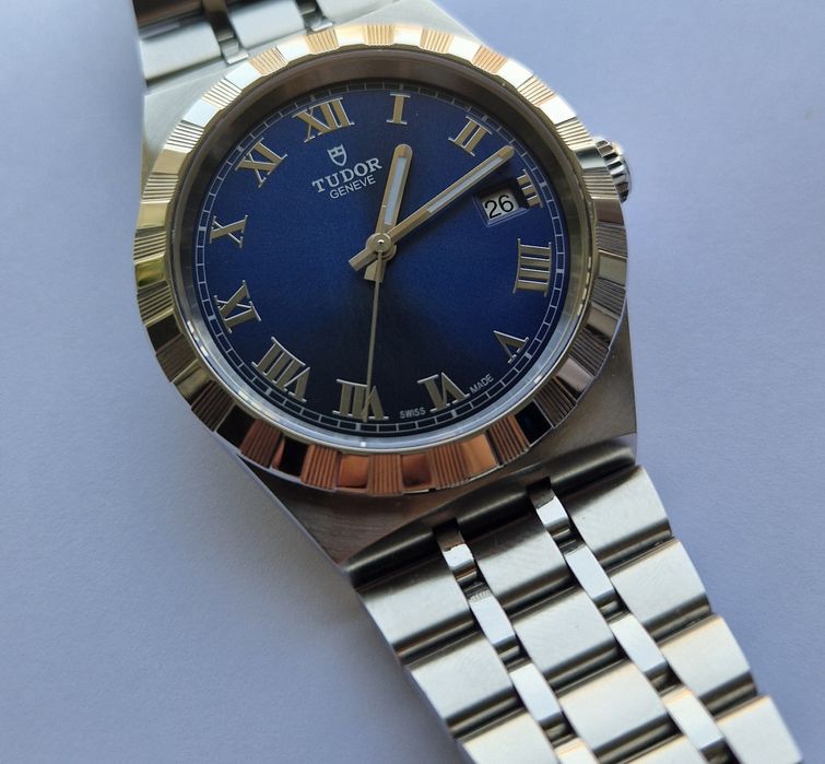 Ceas de mână bărbătesc automatic TUDOR blue dial