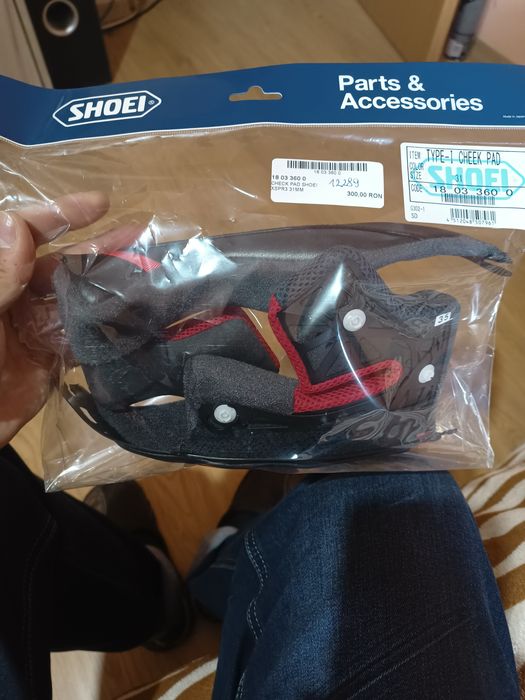 Shoei X Spirit 3 interior