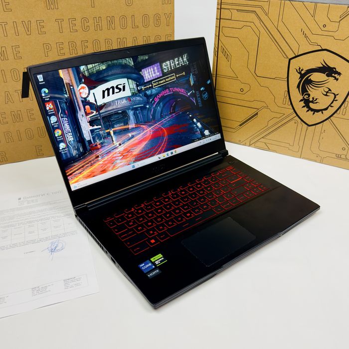 MSI Thin GF63/15,6” 144Hz IPS/i7-12650H/RTX 4060/16GB RAM/512GB NVMe