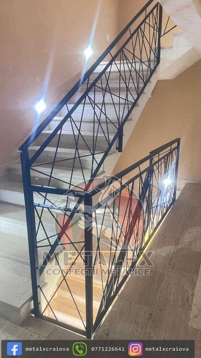 Balustrade moderne, confectii metalice