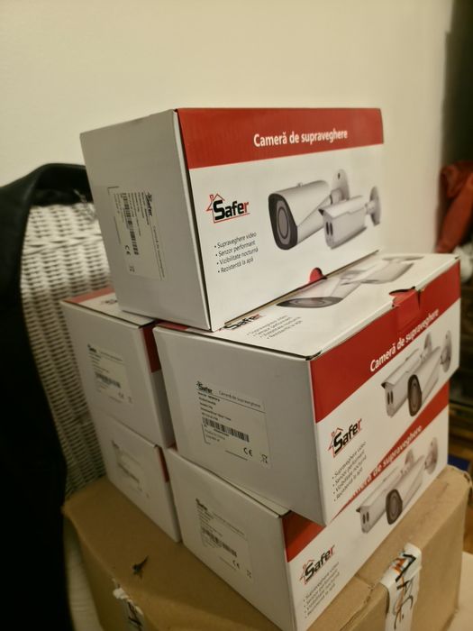 Sistem de supraveghere Safer, NOU – 5 camere + DVR