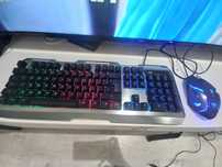 Геймарска клавиатура и мишка с кутия RGB (марката е GXT)