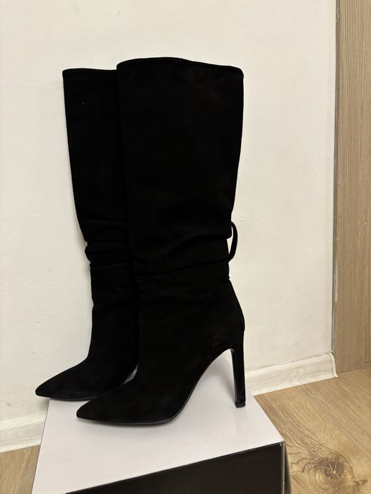 Cizme piele intoarsa Anna Cori , 38