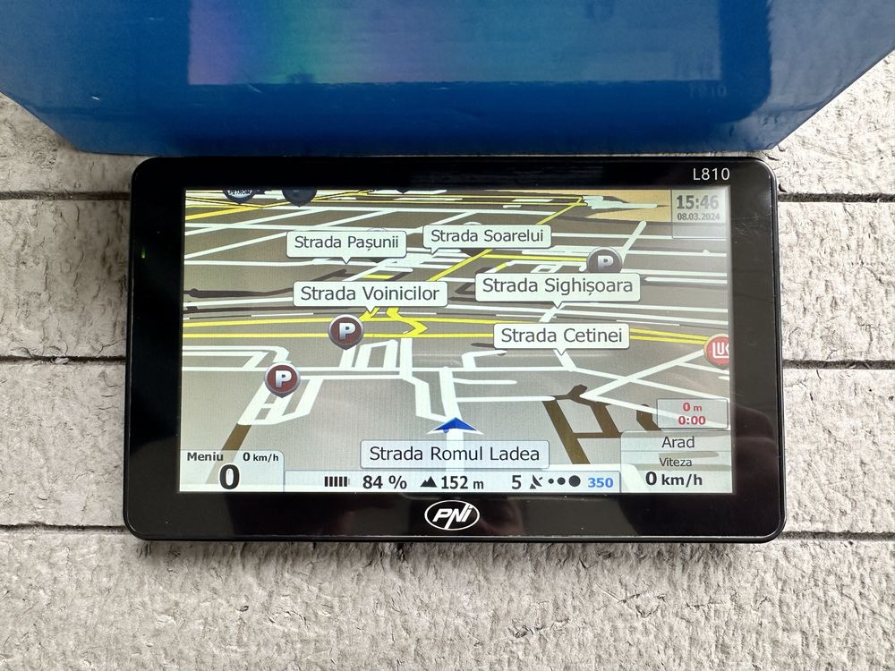 GPS NOU PNI L810 7 inch Harta 2024 TIR Camion iGO Primo