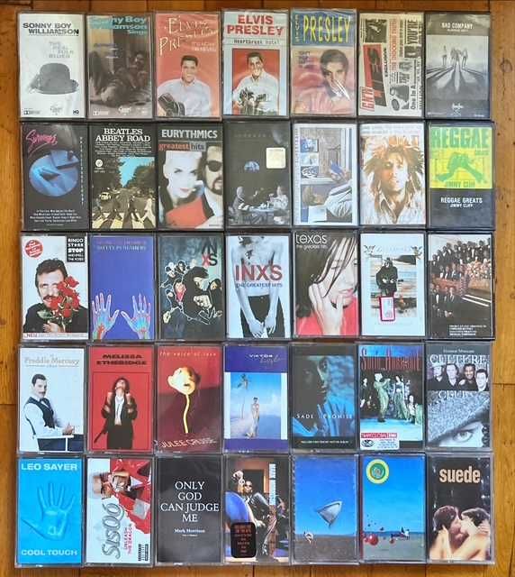 Lot casete orig: Pink Floyd, Doors, Thalia, Enigma, Dylan, Vangelis..