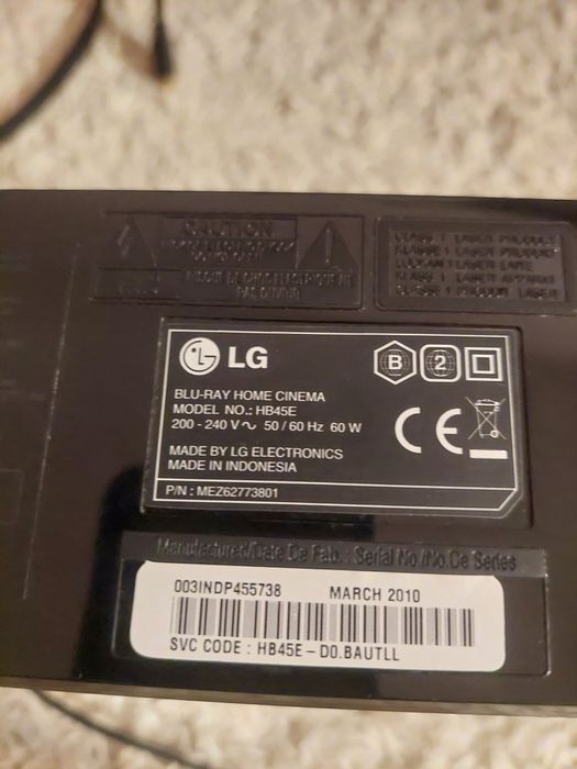 Vand Unitate Blu-ray home cinema Lg HB45E