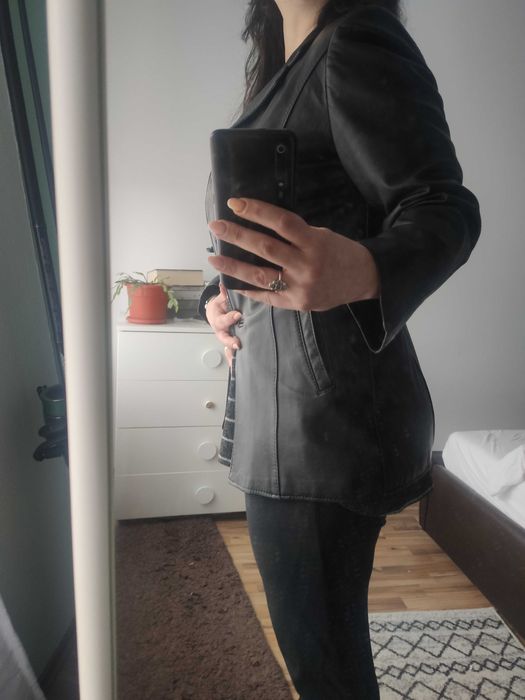 Geaca din piele naturala 44
