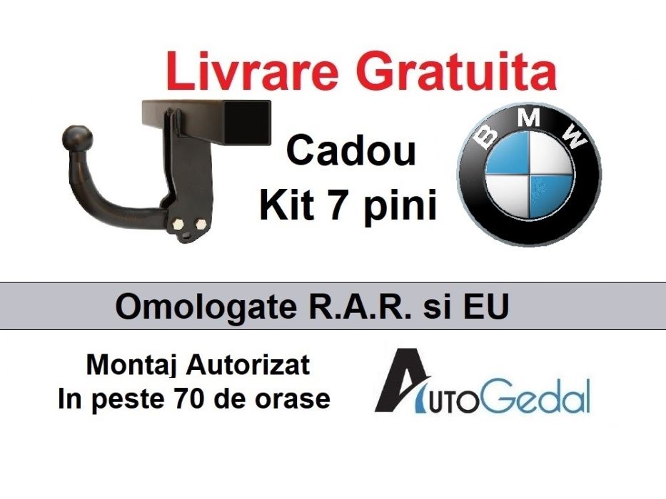 Carlig Remorcare BMW Seria5 2003-2010 - Omolgat RAR si EU