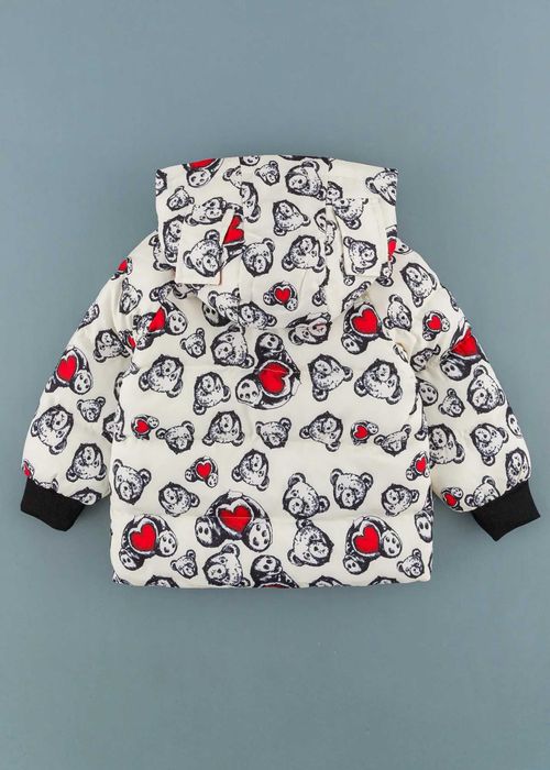 Детско яке с мечета, Екрю Цвят