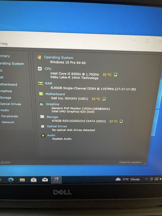 Laptop Dell Latitude 5490 - octa core