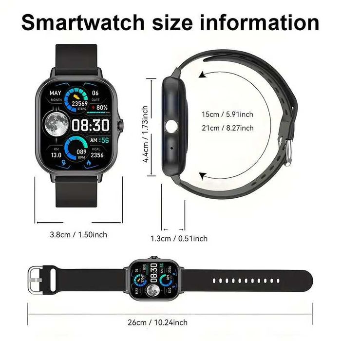 Смарт часовник унисекс- нов