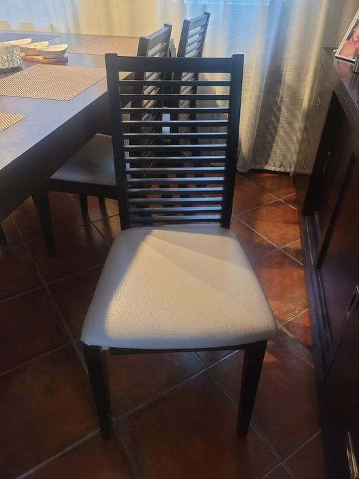 Masa+6 scaune lemn masiv