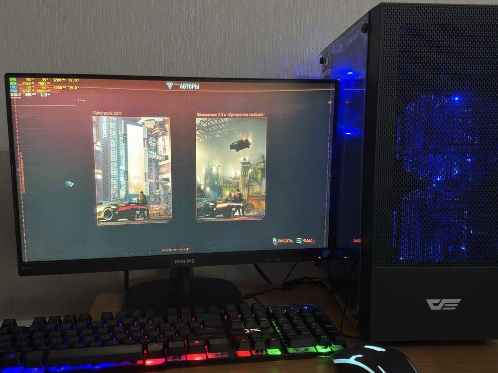 GameПК i3-10105F/H510/RTX2060/16gbDDR4/ssd128gbHdd500gb/+МоникFHD