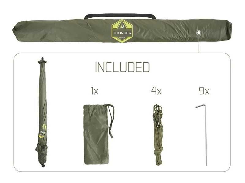 Umbrela pescuit cu perete DELPHIN THUNDER FULLWALL 250CM