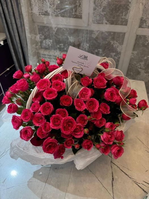 цветы корзина букет