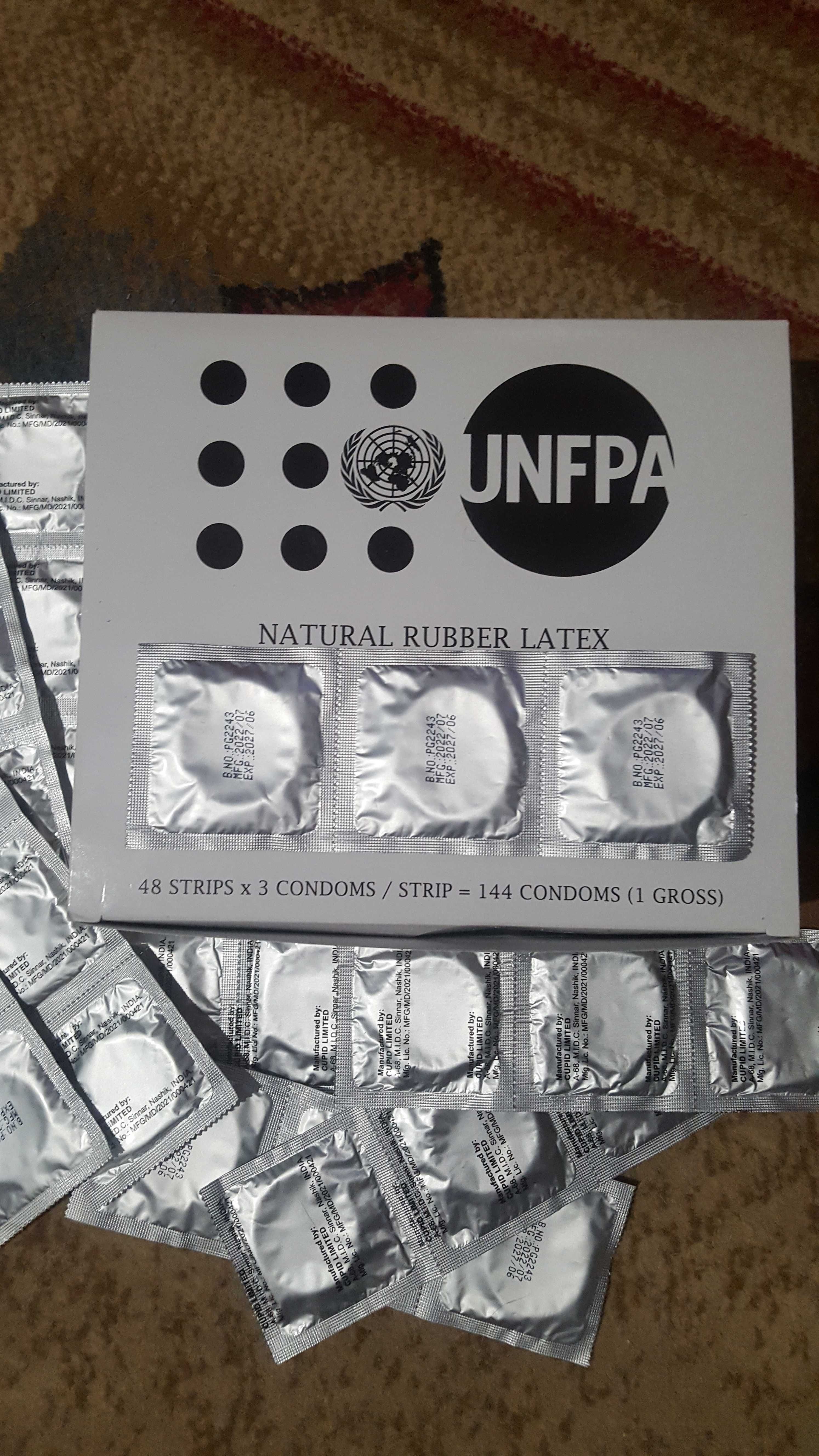 Презервативы UNFPA Безопасность комфорт