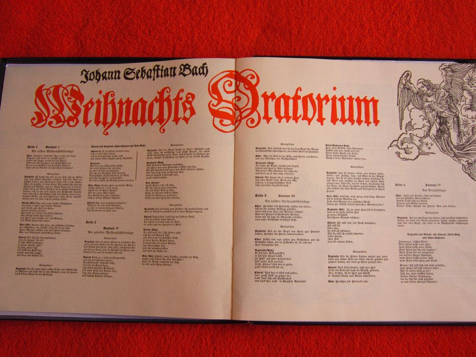 cadou rar Weihnachts Oratorium BWV 248 Bach Germany 1985