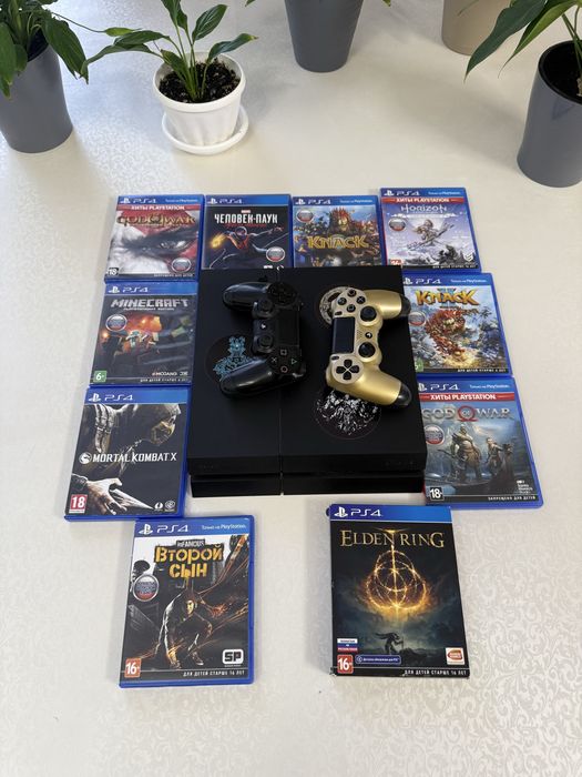 Ps4 в идеальном состоянии с играми доп