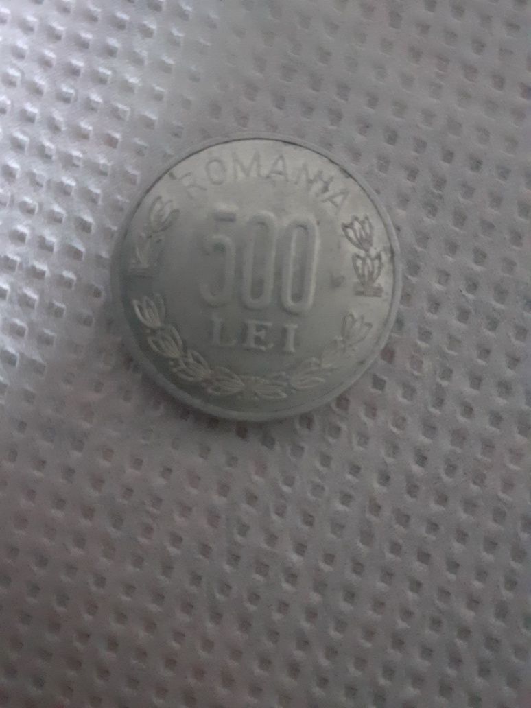 Monedă 500 lei an 1999