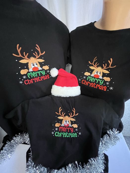 Коледни тениски с елен
