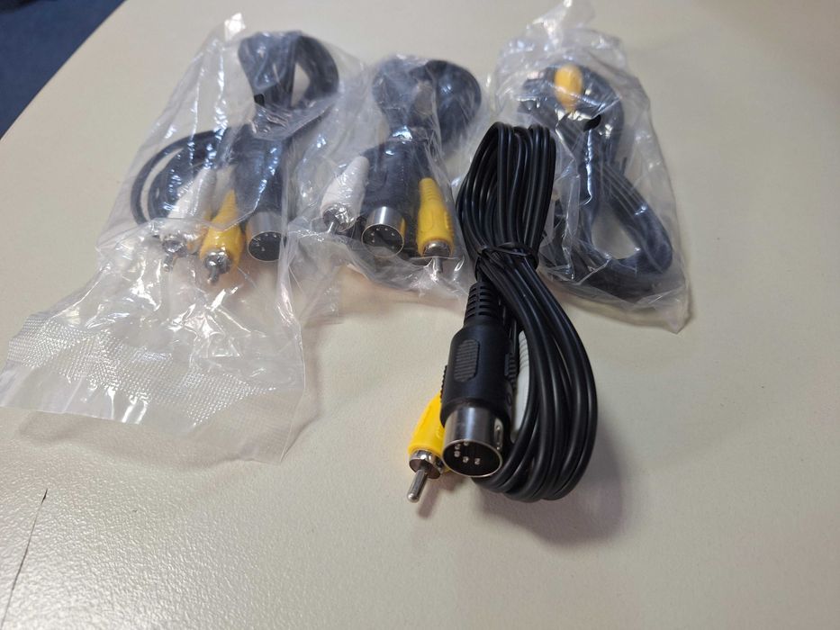 1.8m AV Audio Video Cable for SEGA Mega Drive Genesis 1