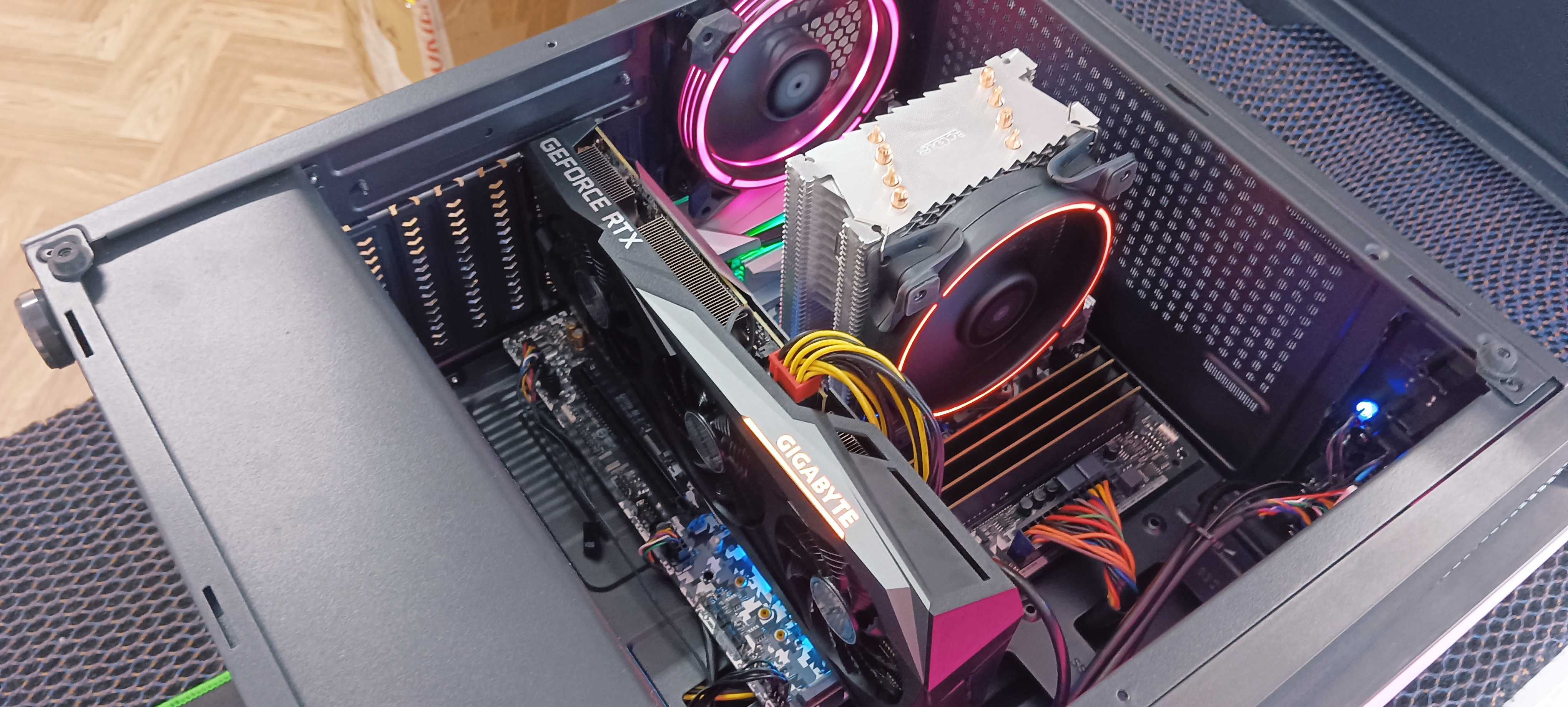 ПК Ryzen 7 5700X3D RTX 3060 - 12gb DDR4 - 32гб SSD M-2-500гб