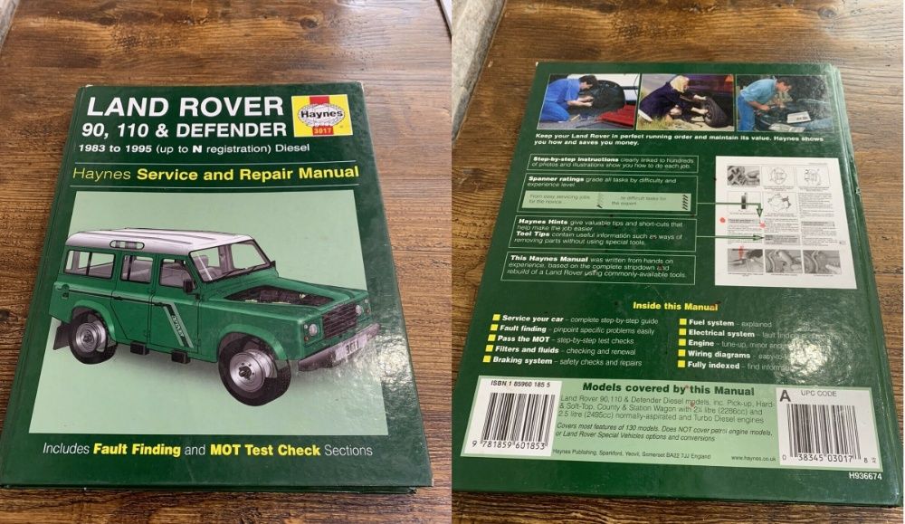 Manuale auto Land Rover si Range Rover anii 1958-2009 Discovery Haynes