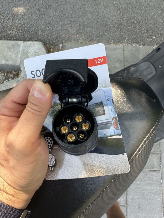Mufa adaptor 13 pini 7 pini remorca rulota