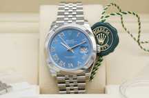 Rolex datejust azzuro 41/Nou