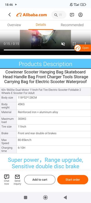 Scooter electric