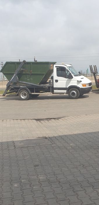 Container moloz gunoi transport moloz nisip pietriș debarasari pământ