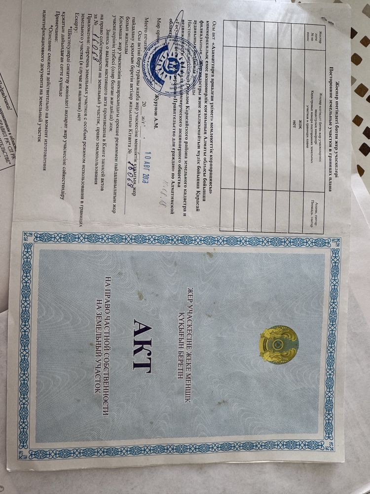 Земельный участок продается
