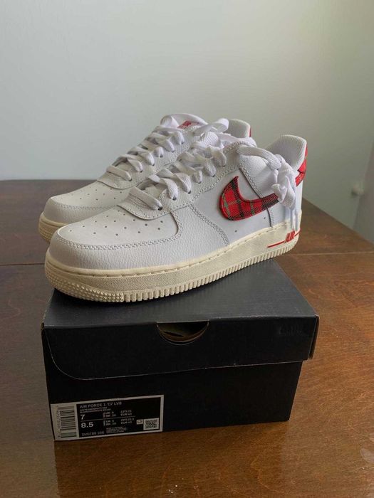 Nike AF 1 '07 LV8 white/university red-stadium green