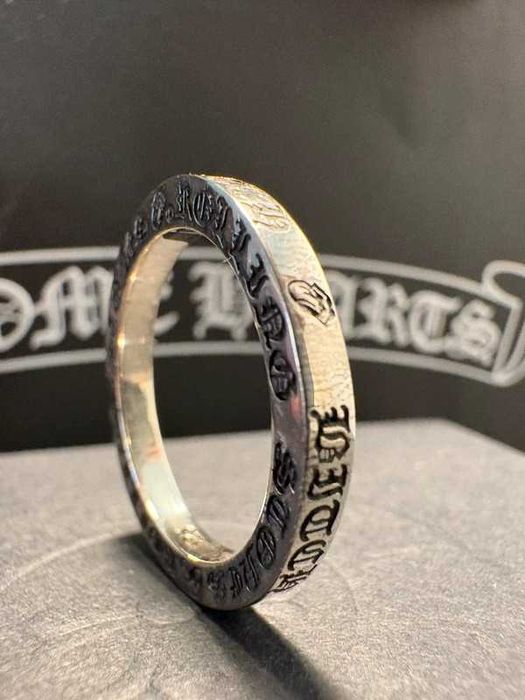 Chrome Hearts Rolling Stones Tounge “Bitch” 2002 Silver Spacer Ring