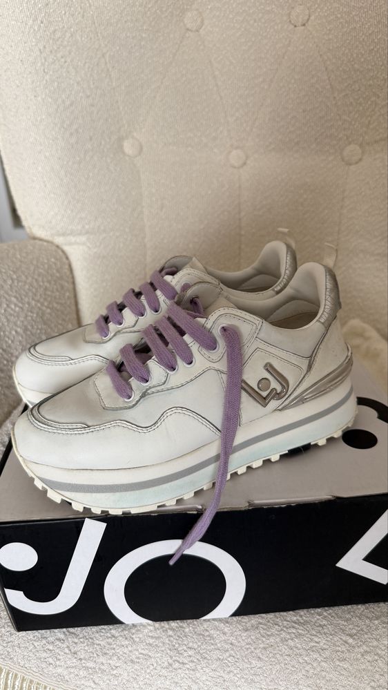 Adidași din piele Liu Jo Wonder Maxi - 35