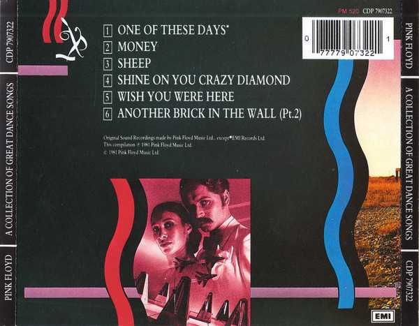 CD Pink Floyd - A Collection of Great Dance Songs 1981