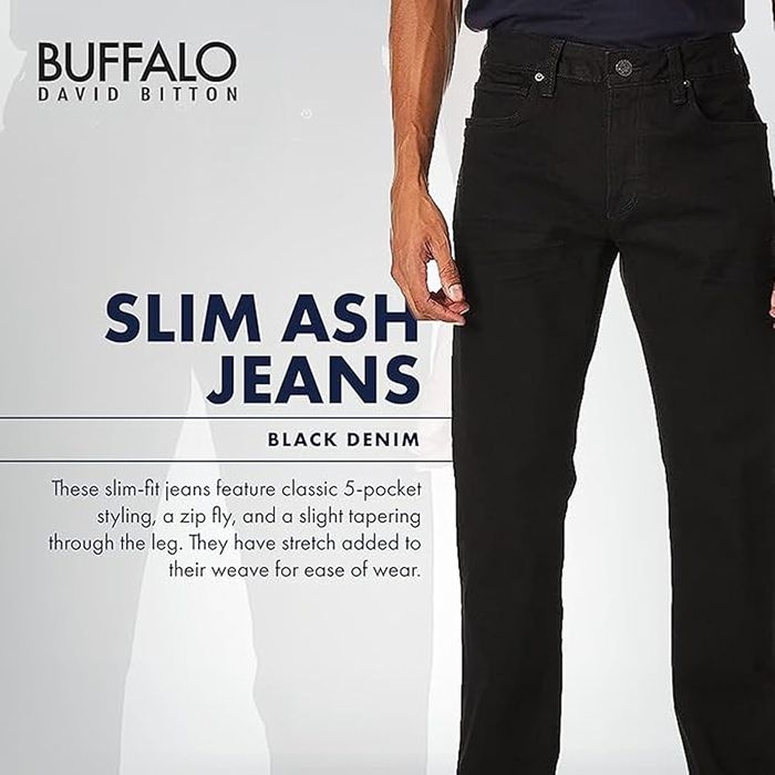 Джинсы Buffalo slim fit black.р34/32 и 36/32.