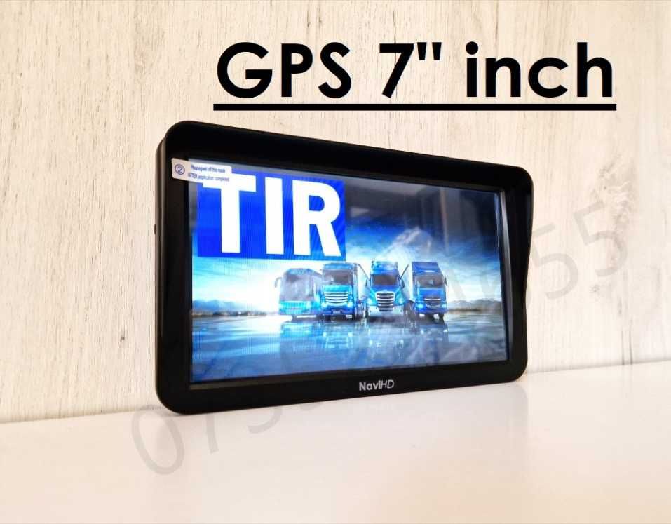 GPS NAVIGATOR -7"HD, Actualizat pt.Camion,Truck,TIR,3.5T. Modele NOI.