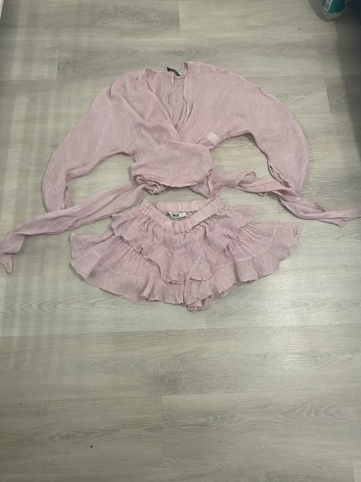 Pnk set din material natural in