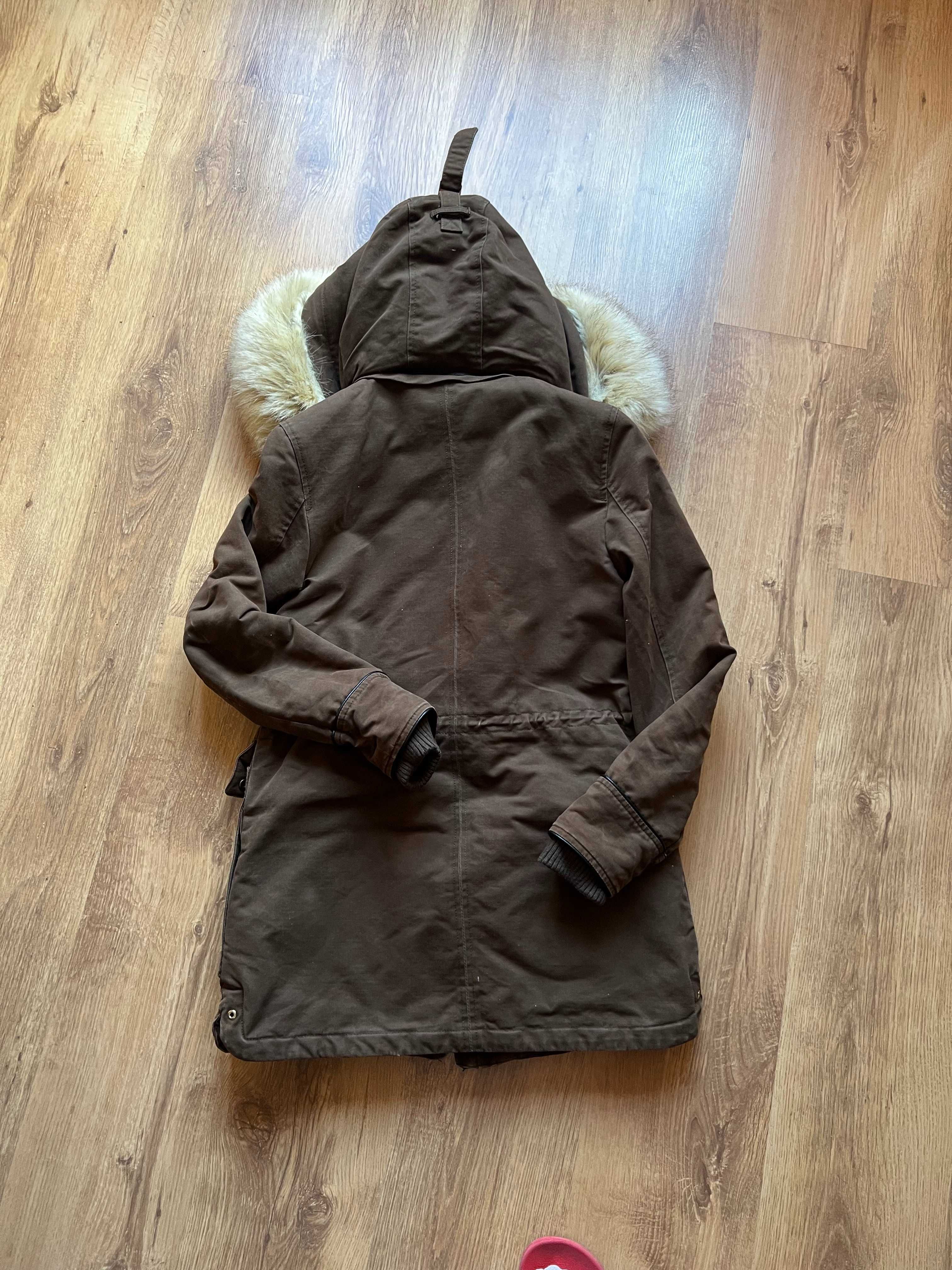 Дамско червено палто Mango Suit, парка Zara