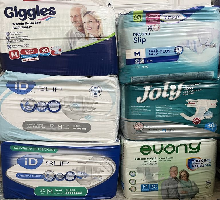 Взрослый подгузник М размер