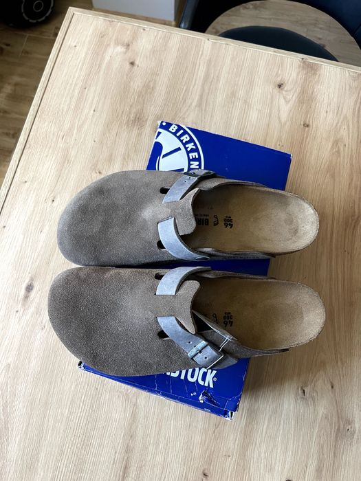 Birkenstock Чехли Boston (Concrete Gray) Размер 46